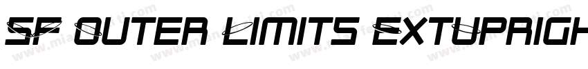SF Outer Limits ExtUpright字体转换